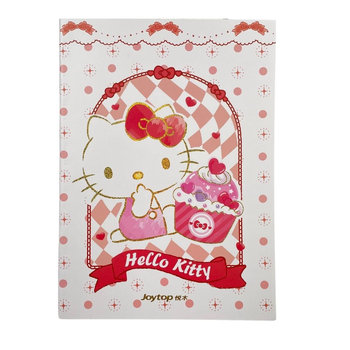 Zeszyt A5 w Linie Biało Czerwony Hello Kitty 20 kartek - Inna marka