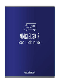 Zeszyt tematyczny Język Angielski A5 Herlitz w kratkę 60 kartek okładka soft touch - Herlitz