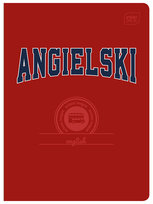 Zeszyt tematyczny Język Angielski A5 Interdruk w kratkę 60 kartek + ściąga  