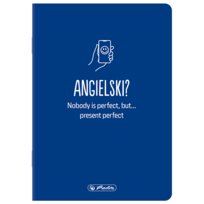 Zeszyt tematyczny Język Angielski Herlitz A5, 60 kartek, kratka, okładka Soft Touch Herlitz