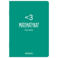 Zeszyt tematyczny Matematyka A5 Herlitz w kratkę 60 kartek okładka soft touch Herlitz