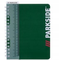 Zeszyt w kratkę A5 Parkside 80 kartek Z LINIJKĄ Parkside