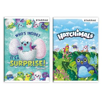 Zeszyt w trzy linie, A5, Hatchimals, 20 sztuk, mix
