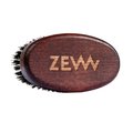 Zew, kompaktowa szczotka / kartacz do brody z naturalnym włosiem z dzika  - Zew