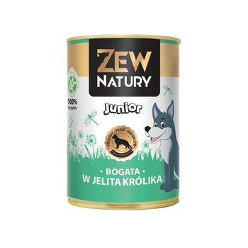 Zew Natury Junior 94% mięsa 400g x 12 bogata w podroby królika - Zew Natury