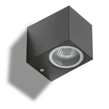 Zewnętrzna Lampa Minimalistyczna Rimini Szara Ip54 Cube - AZzardo