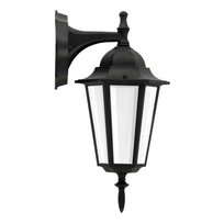 Zewnętrzna LAMPA ścienna LIGURIA 201935 Polux klasyczna OPRAWA elewacyjna IP33 outdoor czarny mat