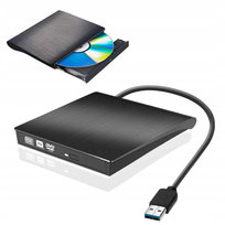 Zewnętrzny Przenośny Napęd Dvd Cd Usb 3.0 Nagrywarka Odtwarzacz Płyt Cd/Dvd Do Laptopa Komputera