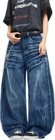 Zewool Spodnie Męskie Jeansowe Luźne Baggy Streetwear Y2K Oversize L Inna marka