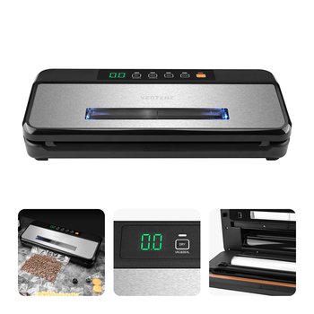 Zgrzewarka próżniowa Vertenz WeldMate 50, 110 W, z panelem LCD, z wbudowaną gilotyną, max szerokość worków 30 cm - Vertenz