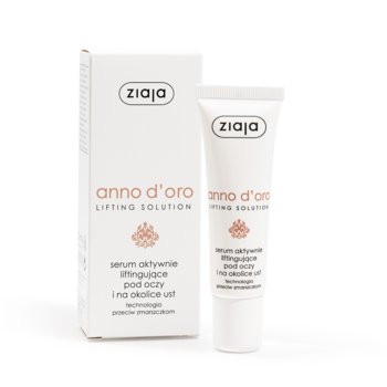 Ziaja, Anno D'oro, serum aktywnie liftingujące pod oczy i na okolice ust, 30 ml - Ziaja