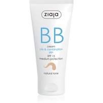 Ziaja Kremy BB/CC BB aktywny krem na niedoskonałości skóry tłustej i mieszanej ocień naturalny odcień Natural Tone 50 ml Ziaja