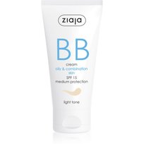 Ziaja Kremy BB/CC BB aktywny krem na niedoskonałości skóry tłustej i mieszanej odcień jasny odcień Light 50 ml Ziaja