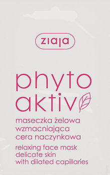 Ziaja Phytoaktiv, maseczka żelowa wzmacniająca, cera naczynkowa, 7 ml - Ziaja