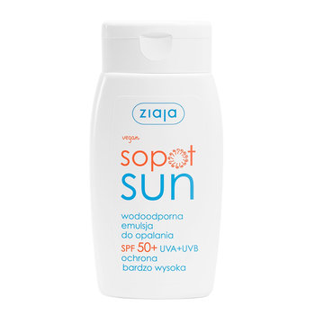 Ziaja, Sopot Sun, wodoodporna emulsja do opalania, SPF 50+, 125 ml - Ziaja