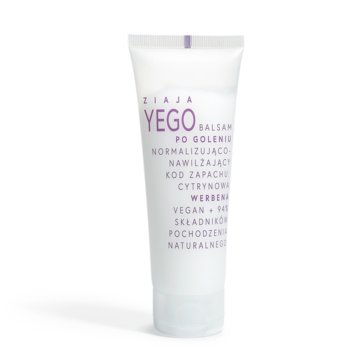 Ziaja, Yego, Balsam po goleniu normalizująco-nawilżający Cytrynowa werbena, 80 ml - Ziaja