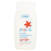 Ziaja, Ziajka, słoneczna emulsja wodoodporna dla dzieci SPF 50+, 125 ml Ziaja