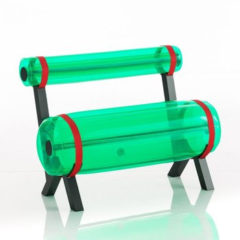 Ziba Bench 1 M Aluminium Frame Green - Mojow