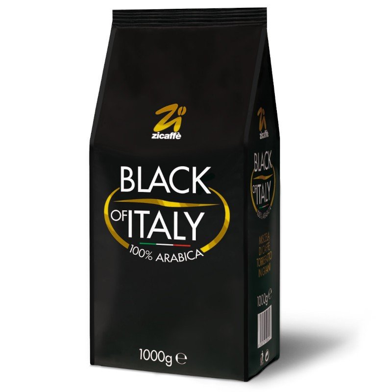 Zdjęcia - Kawa Zicaffe Black Of Italy 1kg