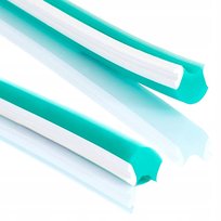 Zielona Osłona Silikonowa 10x9mm Do Napisów Neonów LED Frez 8mm Na Metry