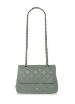 Zielona pikowana torebka damska TOREC-0932B-52