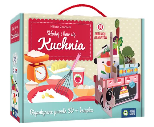 Zielona Sowa, puzzle Składaj i baw się, Kuchnia