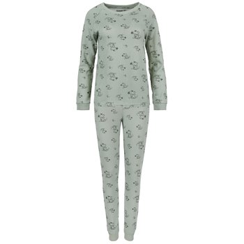 Zielona, Sweterkowa Piżama Z Długimi Spodniami Snoopy Peanuts S - sarcia.eu