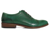 Zielone eleganckie buty męskie Brogsy Modini T142 r. 43 Modini