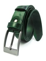 Zielony pasek męski KMG27  95 cm Modini