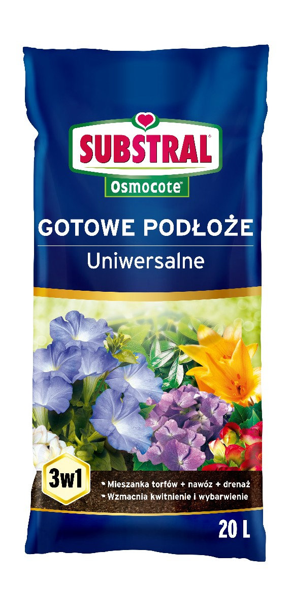 Ziemia Podłoże Uniwersalne Osmocote 20L Substral - Substral | Sklep ...