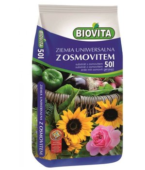 Ziemia uniwersalna do kwiatów z osmovitem BIOVITA 50L - BIOVITA