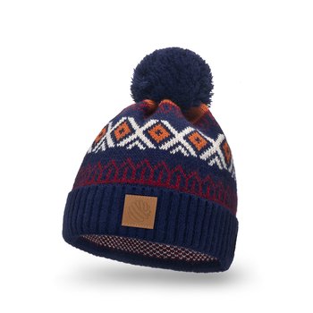 Zimowa czapka dla kobiet i mężczyzn w norweskie wzory - PaMaMi