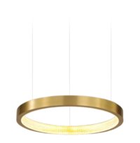 Zing Ring 60 B - żyrandol LED 60cm pierścień złoty mosiądz