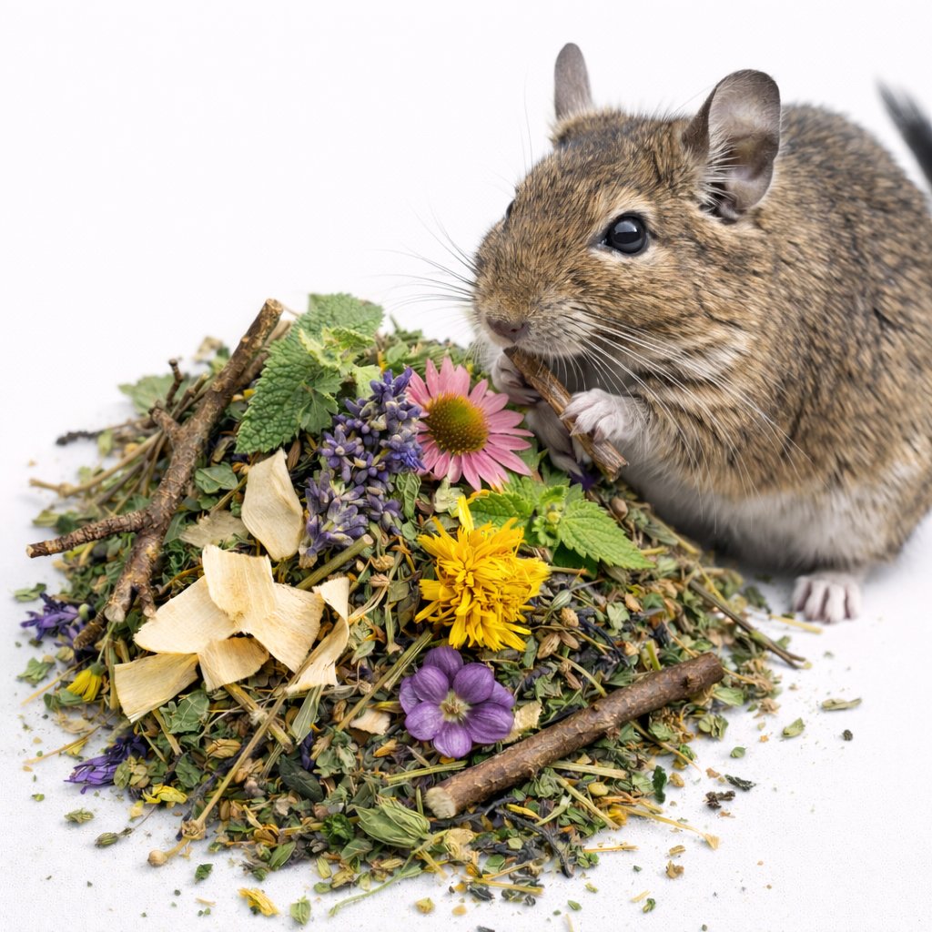 Ham-Stake Ziółka i Gałązki dla Szynszyli i Koszatniczek  - Przysmak 400g