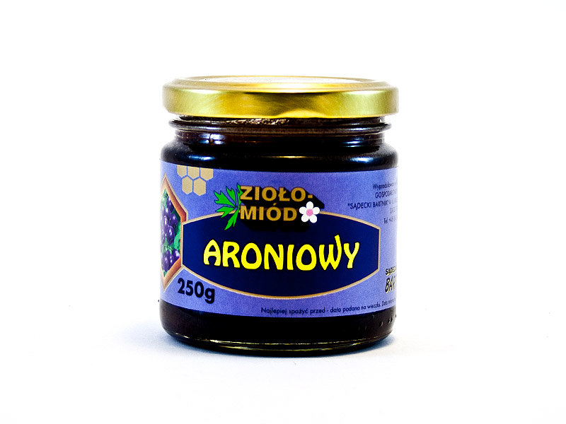 ZIOŁOMIÓD ARONIOWY 250G BARTNIK SĄDECKI SĄDECKI BARTNIK Sklep