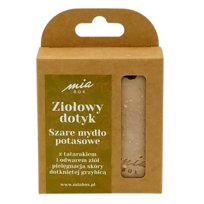 Ziołowy Dotyk Szare mydło potasowe z tatarakiem i  dla skóry z problemem grzybicy