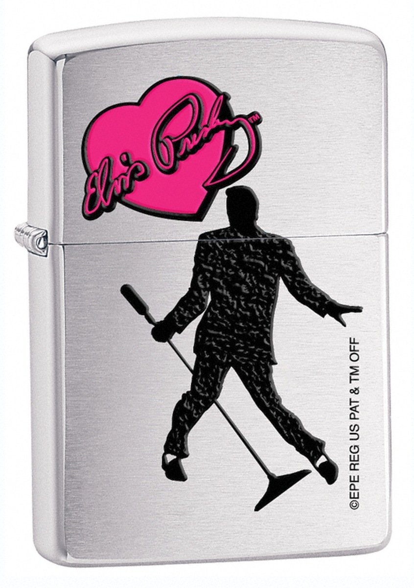 Zippo, Zapalniczka, Elvis, Brushed Chrome