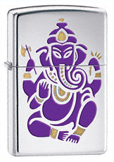 Zippo, Zapalniczka, Ganesh, High Polish Chrome
