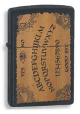 Zippo, Zapalniczka, Ouija, Black Matte