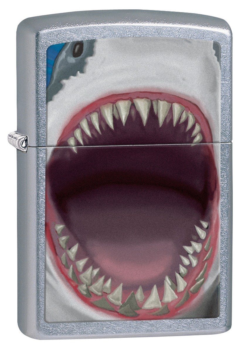 Zippo, Zapalniczka, Shark Muzzle, Street Chrome