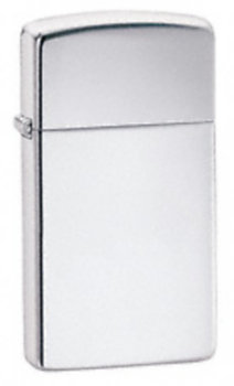 Zippo, Zapalniczka, Slim High Polish Chrome - Zippo