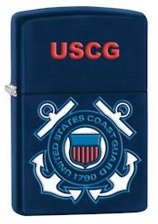 Zippo, Zapalniczka, US Coast Guard, Navy Matte