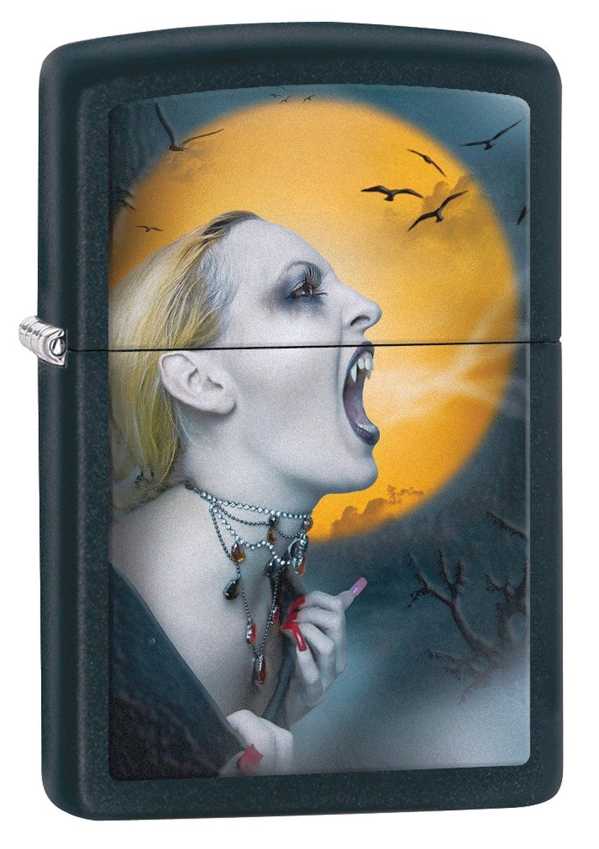 Zippo, Zapalniczka, Vampire, Black Matte