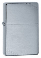 Zippo, Zapalniczka, Vintage Brushed Chrome w/ Slashes