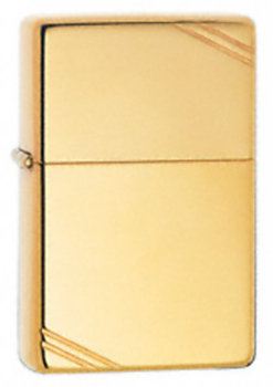 Zippo, Zapalniczka, Vintage High Polish Brass - Zippo