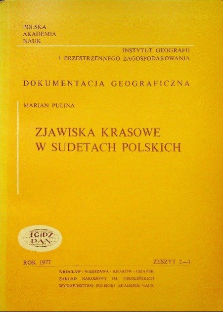 Zjawiska krasowe w Sudetach Polskich - W opisie | Książka w Empik