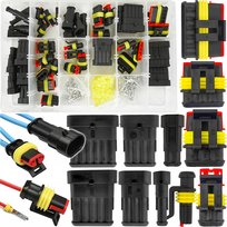 ZŁĄCZA ELEKTRYCZNE HERMETYCZNE SAMOCHODOWE KONEKTORY WTYK PINY KOSTKI 424EL