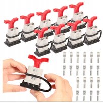 ZŁĄCZE DO AKUMULATORA ANDERSON 10 SZTUK 50A Z POKRYWKĄ SZYBKIE ROZŁĄCZANIE