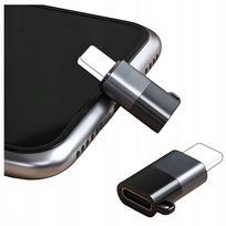 ZŁĄCZE USB C DO IPHONE LIGHTNING ADAPTER PRZEJŚCIÓWKA NASADKA KONWENTER