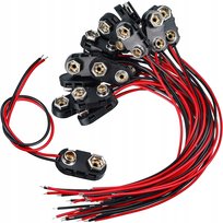 ZŁĄCZE ZATRZASK BATERII 9 V Typ I Zacisk do podłączenia baterii